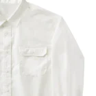 森図鑑の[森図鑑] サザナミインコ水色 ワークシャツ