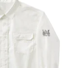 IMABURAIの煌めくミラー文字 Work Shirt