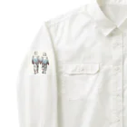 ケタケタの店の2人の休日デート Work Shirt