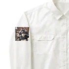 WildRiceのカフェゴリラ Work Shirt