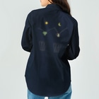 L_arctoaのカマキリの昼と夜の複眼（絵文字、背景透過ver） Work Shirt