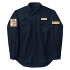 キキとココからのアールヌーボーの女神と戯れる天使たち Work Shirt