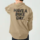 HAVE A BIKE DAY. ＠ SUZURIのHABDワークシャツ(Mocha beige) ワークシャツ