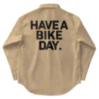 HAVE A BIKE DAY. ＠ SUZURIのHABDワークシャツ(Mocha beige) ワークシャツ