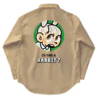 おおつきあやのRabbit Girl💚 ワークシャツ