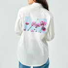 ここれあの重なる花びら Work Shirt