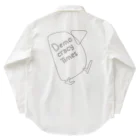 DemocracyTimesのデモクラシータイムス ワークシャツ バックプリントver2 Work Shirt