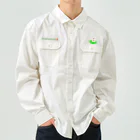 マシュマロSHOPのこぼれたメロンソーダ（ドットver.） Work Shirt