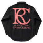 roze_einsのチャンネルロゴ入り ワークシャツ