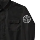 Ａ’ｚｗｏｒｋＳの丸に合わせ三つ髑髏 白（オリジナル家紋シリーズ） Work Shirt