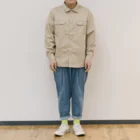 Ａ’ｚｗｏｒｋＳのニコちゃんクロスボーン WHT Work Shirt