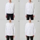 のんつ屋のアレルギー（卵） Zip Hoodie :model wear (male)