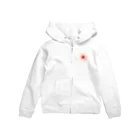 CORONET70のサークルa・クリーム・ピンク・赤 Zip Hoodie