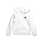 キッズサイズ　わんぱくぽめる堂のキッズサイズ　クロネコのバリバリバリー Zip Hoodie