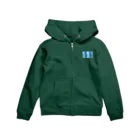 Twinkle-BooのBallet!!blue Zip Hoodie