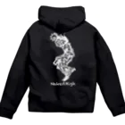 NakedHighのKIMONO GIRL　W_Back Zip Hoodie