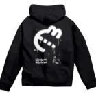 Illustrator JAIBON アパレルグッズのペイントうさぎゃん Zip Hoodie