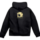 delight-hokkaido 公式ショップ 本店のdelight-hokkaido.comデザイン（アイボリー ロゴ） Zip Hoodie