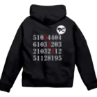 BASEBALL LOVERS CLOTHINGの「334」白文字バージョン Zip Hoodie