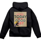 Licca's LickのToday is a good day カカオ&シトラス Zip Hoodie