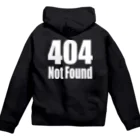 Error Correctionの404 Not Found ジップパーカー