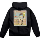 nidan-illustrationの"双輪車娘之圖會" 3-#2 Zip Hoodie