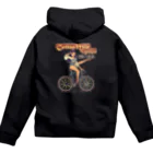 nidan-illustrationの"Cotton Mile Cycles" Zip Hoodie