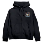 morohey_shopのツナ【TEAM キャット フード】ステッカー80×80、パーカー各種 Zip Hoodie