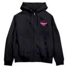 atelier-QのFLYING PINKY ROSES-VANILA Zip Hoodie