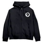 ハイジのキャンプのキャンパー9黒専用 Zip Hoodie