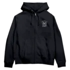 猫と釣り人のTACHIUO_EB_1CW Zip Hoodie