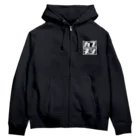 カブヌシ 商會（SUZURI店）のカブヌシ 十字 Zip Hoodie