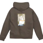 Pretty! showcase@SUZURI/まつもとめいこのさむいからはしろうか Zip Hoodie