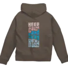 シェアメディカルブランドショップのKeep Calm and Stay Health ジップパーカー