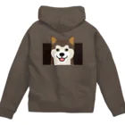 まみおデザインの秋田くん Zip Hoodie