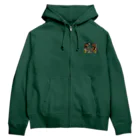 ねこのLAPHCONESSのラフヴーリン　ボタニカル Zip Hoodie