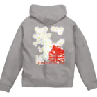 SOKICHISAITOのMOTOREDFLOWER ShiroiHana REDROGO Zip Hoodie