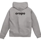 oropo.nomitaiの熱波学園OB 卒業生 クラスTシャツ ジップパーカー