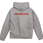 YAMAHANA BASEのオリジナルロゴ入りジップパーカー Zip Hoodie