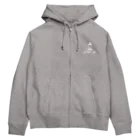 yötön yöのはりそらパーカー(白) Zip Hoodie