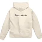 鍋谷ZのI Love Whisky Zip Hoodie