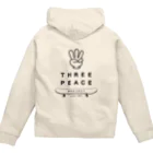 Three Peace Project グッズのThree  Peace  Project ジップパーカー