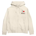 鍋谷ZのI Love Whisky Zip Hoodie