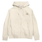 AtelierOne-SUZURIshopのつばさねこのジップパーカー Zip Hoodie