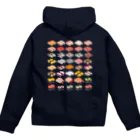 猫と釣り人のSUSHI_1B Zip Hoodie