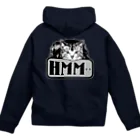 猫と釣り人のCAT_3_1W Zip Hoodie