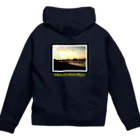 オアシス・アビスのOasis Abyss ロゴ Zip Hoodie