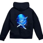 うみいろのHumpback Whale ザトウクジラ Zip Hoodie