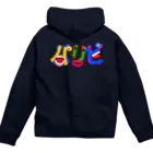 アインシュタインキャットのパリピ Zip Hoodie