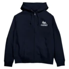 FARMDesignmentのA.M.F. Blue color zip hoodie Zip Hoodie